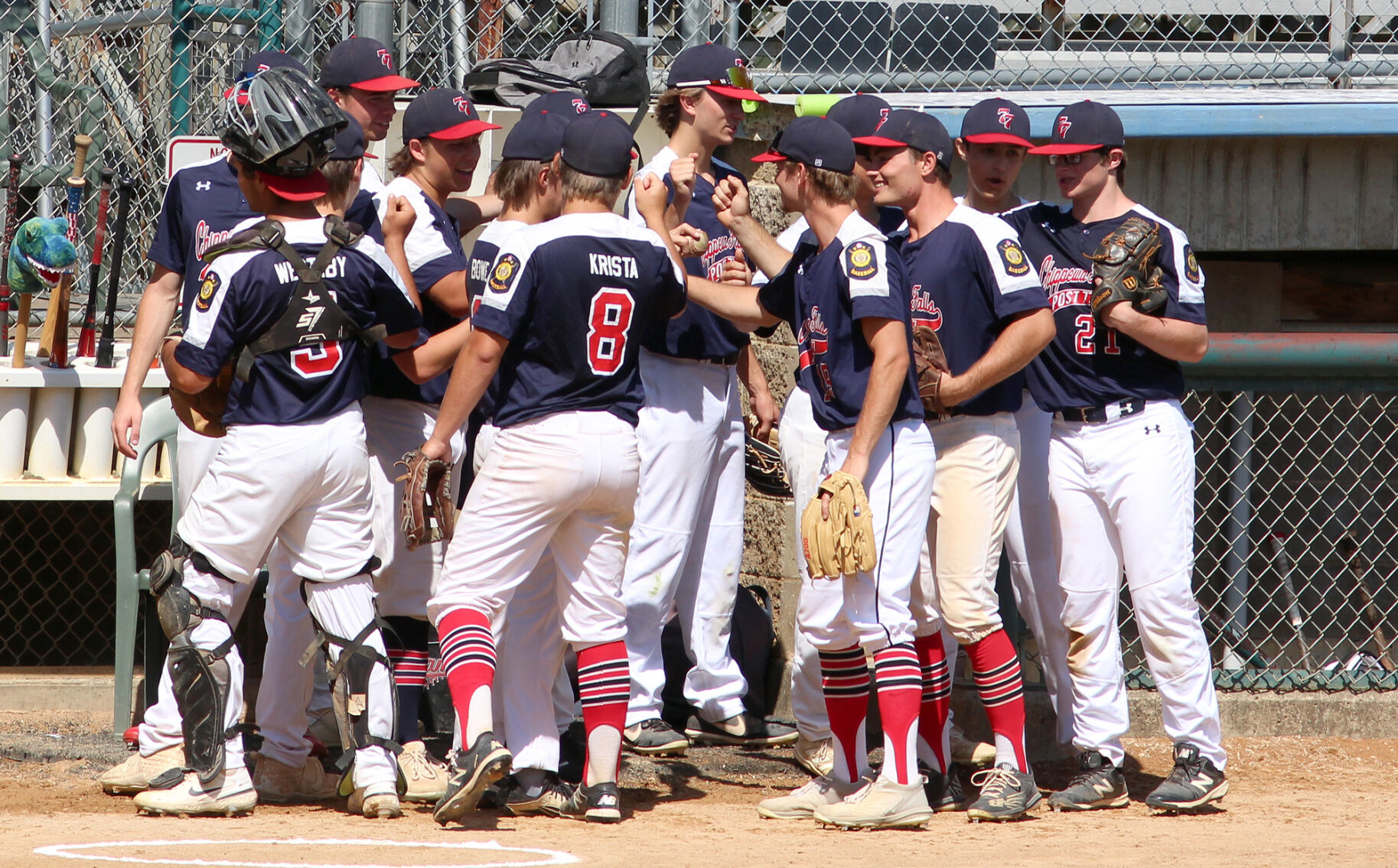 Chippewa Falls Post 77 senior legion baseball vs Superior Post 435 7-21-22
